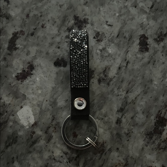 Swarovski Black Glam Rock Keychain - Picture 1 of 4